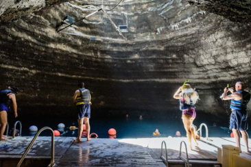 Homestead Crater in Utah for Scuba Diving