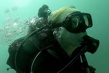 Snorkeling with a prescription dive mask